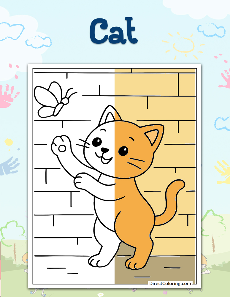 Cat Coloring Pages